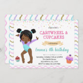 Kindergymnastik-Party Einladung (Vorne/Hinten)