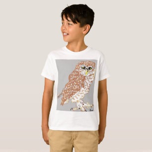 Kinderhähne TAGLESS® T - Shirt Gepunktet Owl