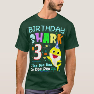 Kinderhaie 3 Jahre alte 3. Familie T-Shirt