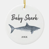 Kinderhaie Personalisiert Doo Doo Doo Doo Keramik Ornament (Vorne)