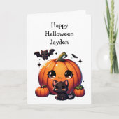 Kinderhalbrunnenkupferseite Karte (Vorderseite)