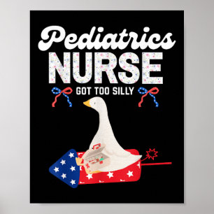 Kinderheilkunde Got zu Albern, 4. Juli, Patrio Poster