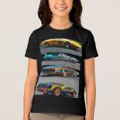 Kinderhemden Tri-Blend Shirt (Vorderseite)