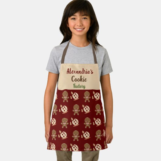 Kinderherzen Spaß Weihnachtskochtchen Backen übera Schürze (Insitu)