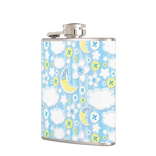 Kinderhintergrund Flachmann (Links)