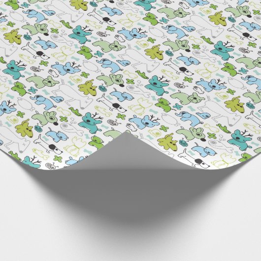 Kinderhintergrund Geschenkpapier (Ecke)