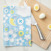 Kinderhintergrund Geschirrtuch (Viertel Falte)