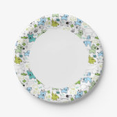 Kinderhintergrund Pappteller (Vorderseite)