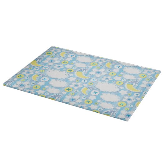 Kinderhintergrund Schneidebrett (Ecke)