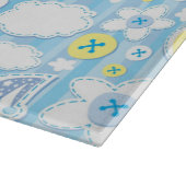 Kinderhintergrund Schneidebrett (Ecke)