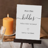 Kinderhochzeit - Für die Kinder Sockelschild