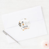 Kinderhorntrick oder Treat Party Clubs Runder Aufkleber (Umschlag)