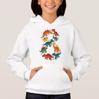 Kinderhuhn zum Thema Dinosaurier Hoodie