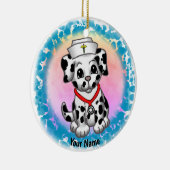 Kinderhund-Verzierung Keramik Ornament (Rechts)