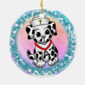 Kinderhund-Verzierung Keramik Ornament (Hinten)