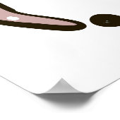 Kinderhunde, handgezeichnet, trendy Muster. Poster (Ecke)