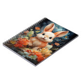 Kinderillustration Adorable Niedlich Sea Bunny Notizblock (Linke Seite)