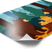 Kinderillustration Fotodruck (Ecke)