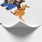 Kinderillustration Geschenkpapier (Ecke)