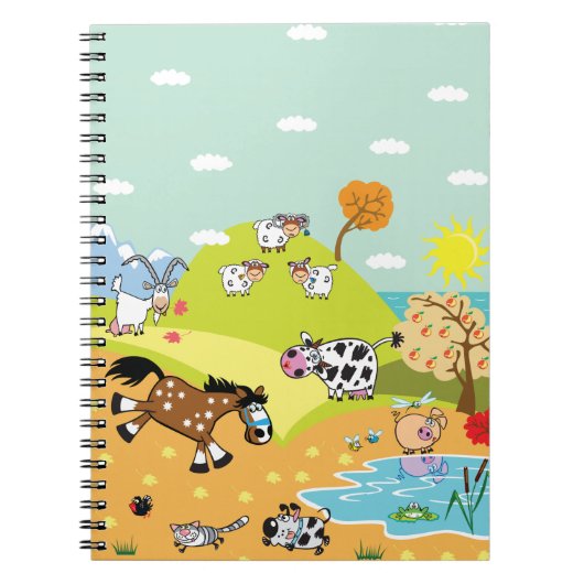 Kinderillustration Notizblock (Vorderseite)