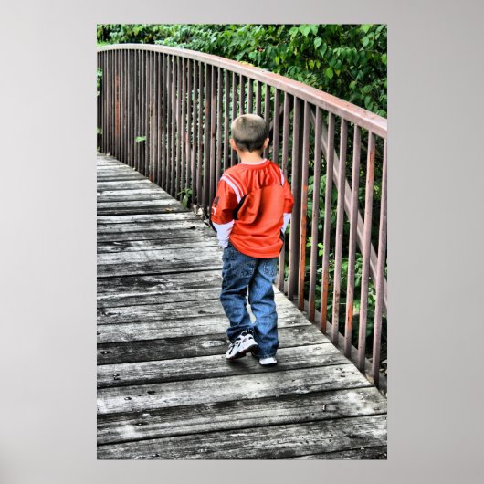 KINDERINNOZENZ- UND ABENTEUERUNGS-FOTO POSTER (Vorne)