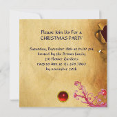 KINDERJESUS MIT ANGELN, Pergament Einladung (Rückseite)