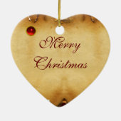 KINDERJESUS MIT ANGELN, Pergament Keramik Ornament (Hinten)