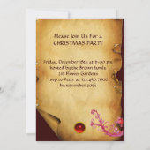 KINDERJESUS MIT ANGELN UND CHRISTMAS KROWNS EINLADUNG (Rückseite)