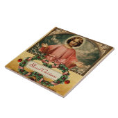 KINDERJESUS MIT ANGELN UND CHRISTMAS KROWNS FLIESE (Seite)