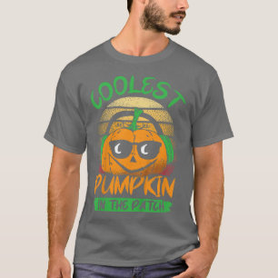 Kinderjunge Halloween Cooles KürbisHalloween T-Shirt