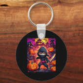 Kinderjunge Halloween Schlüsselanhänger (Vorderseite)