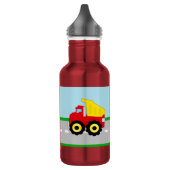 Kinderjungen-Bau Dumptruck Edelstahlflasche (Links)