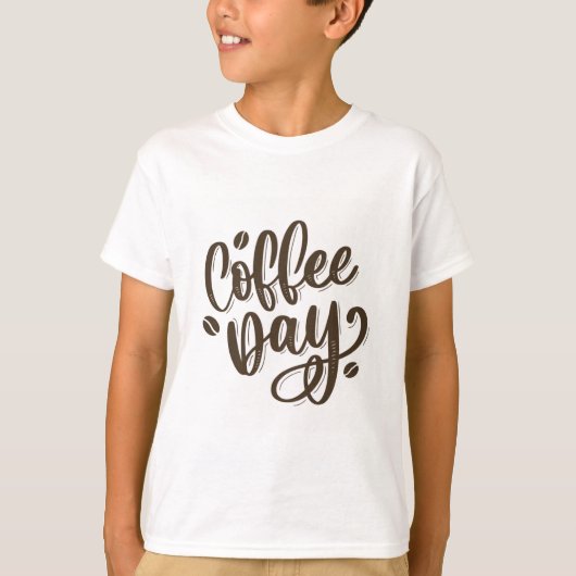 Kinderkaffee T - Shirt (Vorderseite)