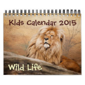 Kinderkalender - 2015 - Wildes Leben Kalender (Titelbild)