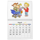 Kinderkalender 2016 - Sonniger Kalender für Kinder (Mär 2027)