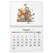 Kinderkalender 2016 - Sonniger Kalender für Kinder (Jan 2027)