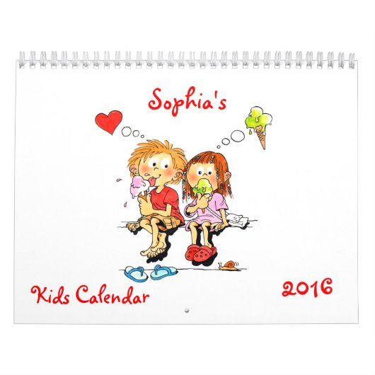 Kinderkalender 2016 - Sonniger Kalender für Kinder (Titelbild)