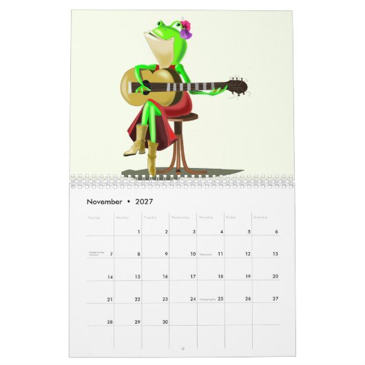 Kinderkalender mit lustigen Illustrationen Kalender (Nov 2027)