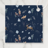 Kinderkälte außerhalb Winter Blumenstrauß Baby Dus Geschenkanhänger (Rückseite)