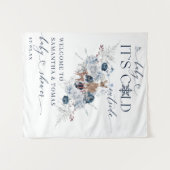 Kinderkälte außerhalb Winter Blumenstrauß Baby Dus Wandteppich (Vorderseite (Horizontal))