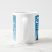 Kinderkarte Cartoon Japan Jumbo-Tasse (Rückseite)