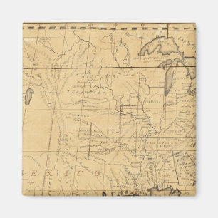 Kinderkarte der Vereinten Staaten Magnet