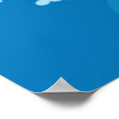 Kinderkarte der Welt mit Tieren Poster (Ecke)