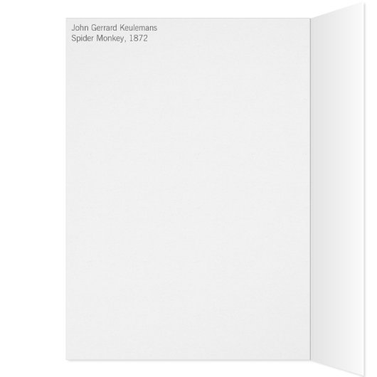 Kinderkarte des Affen CC0366 (Innen (Links))