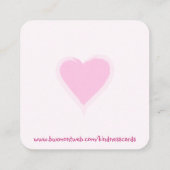 Kinderkarte: "Du verdienst dich zu lieben" Karten (Rückseite)