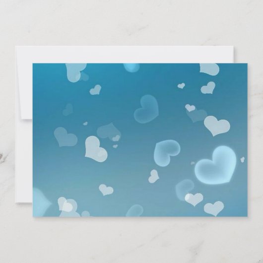 Kinderkarte Einladung (Rückseite)