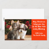 Kinderkarte Feiertagskarte (Vorne/Hinten)