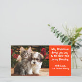 Kinderkarte Feiertagskarte (Stehend Vorderseite)