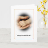 Kinderkarte für den ersten Vater Karte (Gelbe Blume)