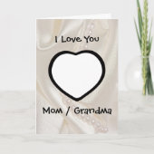 Kinderkarte für den Muttertag personalisiert Karte (Vorderseite)